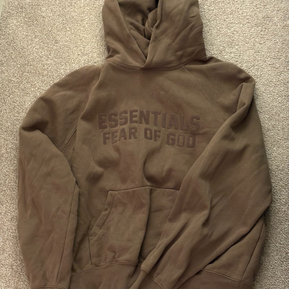 Brown essentials Hoodie